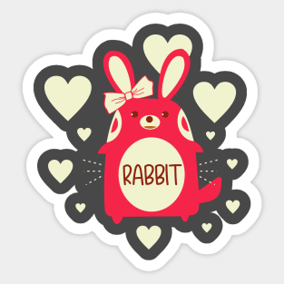 Cute Rabbit Sticker